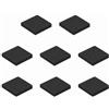 QUARKZMAN 8 Pezzi Piedini Isolanti Per Altoparlante Lato Singolo, 30mmx5mm Quadrato Base In Schiuma Antiscivolo Assorbimento Urto Piedistallo Amplificatore Tappetino Per Altoparlante, Nero