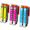 Yowell 6x Cartucce a Colori Compatibili con Epson 33XL Ciano Magenta Giallo | per Epson Expression Premium XP-530 XP-540 XP-7100 XP-900 XP-630 XP-635 XP-640 XP-645 XP-830