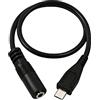 Mr.Gadget's Solutions Cavo audio da 5 pin maschio a 3,5 mm micro USB femmina per cuffie AUX jack audio cavo di sincronizzazione