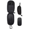 CaseSack - Custodia per Apple Magic Mouse 1 e Magic Mouse 2, resistente da viaggio, tasca per accessori in rete, cinturino da polso staccabile Nero Nero balistico Compact size