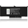 JerriCell Batteria F3YGT da 60 Wh Compatibile con Dell Latitude 12 7000 7280 7290 13 7000 7380 7390 14 7000 7480 7490 E7280 E7290 E7380 E7390 E7480 E7490 DM3WC 2X39G KG7VF V4940 51-BBYE 453-BBCF
