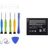 ERYNK Batteria di ricambio ERYNK BV-T4D compatibile con Microsoft Lumia 950 XL Batteria di ricambio Cityman con set di attrezzi