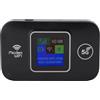Annadue WiFi Mobile 4G LTE, Hotspot Portatile Sbloccato a Basso Costo con Slot SIM, Connessione Fino a 10 Dispositivi, Batteria da 3000 MAh, Condivisione Ad Alta velocità da 300 Mbps