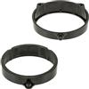 tomzz Audio 2834-017 Anelli per altoparlanti staffe adattatore compatibile con Mercedes CLK W208 porta anteriore per altoparlanti DIN 165mm