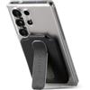 Ringke Slide Grip Wallet Magnetic Edge, Porta Carte Magnetiche in pelle PU con Funzione di Impugnatura Regolabile e Compatibile con Custodie Magnetiche per Telefono - Black
