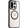 GIOPUEY Cover Magnetica per OnePlus 15， Compatibile con MagSafe， PC+TPU Finitura Antiurto Protettiva Cellulare Custodia - Black