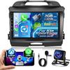 ETLFUCyber Autoradio per Kia sportage 2010-2016,[2G+64G] Android Autoradio 9 Touch Screen con Carplay e Android Senza Fili/Bluetooth/WiFi/Bluetooth/EQ/FM RDS Radio