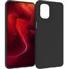 Generico Custodia Compatibile con Motorola Moto G55 5G COVER case soft GEL SILICONE protezione flessibile SLIM matte MORBIDA TPU nero