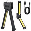 Piashow Lampada da palestra da posa, lampada da palestra, impermeabile, portatile da palestra per pose, torcia a LED magnetica portatile, pieghevole a 180 gradi con gancio per carrello da giardino all'aperto