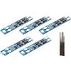 TECNOIOT 5 pièces 2S 7.4V 8.4V 8A Li-Ion 18650 chargeur de batterie au Lithium Protection BMS PCM + 5 pièces Bande de Nickel