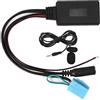 Terisass Adattatore Cavo AUX Verso Modulo Bluetooth Adattatore o Musica con Microfono Vivavoce per Chiamata per Smart 450