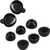 kwmobile Gommini Auricolari Memory Foam Set da 6 Compatibile con Samsung Galaxy Buds + - Gommini Cuffie In Ear Schiuma - 3 Size nero