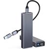 ORICO Case SSD M.2 NVMe 10Gbps, NVMe Enclosure Senza Attrezzi in Alluminio, USB3.2 USB-C Adattatore per M.2 PCIe NVMe M-Key 2230/2242/2260/2280 SSD, Supporto per UASP Trim- BM2G2