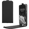 kwmobile Cover compatibile con Samsung Galaxy S21 - Custodia verticale Flip Case Cover in simil pelle - con linguetta calamita