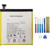 Swark C11P1502 - Batteria per tablet compatibile con ASUS ZenPad 10, Z300C, P023, ZenPad 10.1 con strumenti