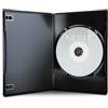 Amaray Custodia per DVD, Slim 7 mm, Machine-pack-quality, Nero, 100 pezzi