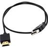 Xingdianfu Cavo adattatore USB a HDMI - USB 2.0 Tipo A Maschio a HDMI Maschio USB 2.0 To HDMI 50 cm