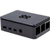 Digitalrise Custodia per Raspberry Pi 4 Model B, colore nero