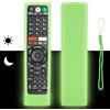 CTRLBETTER Custodia per telecomando in silicone compatibile con Sony RMT-TX100D RMF-TX310E RMF-TX300E RMF-TX200E TV Telecomando Cover Protettiva Antiurto con Cordino (Verde Fluorescente)