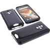 foto-kontor Custodia Compatibile con cellulari Blackview BV6600 / BV6600E Cover in Gomma TPU di Colore Nero