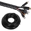 YIOVVOM 17 m cavo PC, a spirale, in polietilene, diametro esterno M8 nero Dia 6MM-Length21M Nero