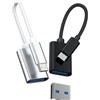 Kefiany Cavo OTG USB a Micro USB Femmina Adattatore USB 3.0 (Set di 2) Compatibile con Samsung per Tablet Compatibile con Samsung Dati Connettore Disco Esterno Adattatore
