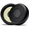 PESLNG Cuscinetti auricolari sostitutivi in pelle PU professionale Compatibile con Jabra Evolve 20, 20se, 30, 30II, 40, 65, 65+, realizzati con schiuma memory di alta qualità Pelle proteica-nero)