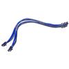 ANGEEK 18AWG Dual Mini 6 pin PCI-e maschio a 8 pin maschio Y splitter PCI E cavo di alimentazione per Mac Pro