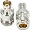 Fohevers 2 pezzi N femmina a BNC femmina adattatore BNC a N adattatore per antenna RF WiFi prolunga cavo telecomunicazione BNC su tipo N coassiale