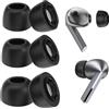 Aiivioll 6 pezzi (S/M/L) per Samsung Galaxy Buds3 pro Memory Foam Tappi per le orecchie di ricambio in memory foam per Samsung Galaxy Buds3 pro (nero)