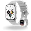 Luxora Smartwatch - Orologio da uomo - Display LCD LCD touch HD 2,1″ - Doppio cinturino in metallo e silicone - Salute, Chiamate & Notifiche - Sport & IP68 -SOS