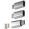 zoyuzan Adattatore USB C a Lightning Femmina Tipo C Jack Maschio Accessori (3 Pack) per Apple iPhone15 Pro MAX per iPad Air4/5 Mini6 Compatibile con Convertitore Caricatore Cavo Adapter Type-C Convertitore