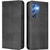 FANFO Custodia per Oukitel C1 / C1 Pro Cover, [Chiusura Magnetica] Anticaduta e Antimpronta, Cover in Pelle PU Stile Portafoglio Folio. Black