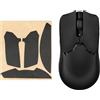 kwmobile Nastro Antiscivolo per Mouse da Gioco Compatibile con Razer Viper V2 Pro Griptape - Facile da Applicare e Sottile - 0,5 mm - nero