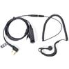 HYSHIKRA Cavo adattatore audio radio universale a 2 vie 3,5 femmina a multi-pin con PTT 3,5 mm Jack Headset Compatibile con Baofeng UV-5R UV-5RA UV-82 Kenwood TH-22AT TK-3100 (forma G)
