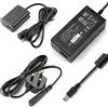 F1TP ACPW20 Adattatore di alimentazione CA e NP-FW50 Kit accoppiatore batteria per Sony Alpha A6500 A6400 A6300 A6100 A6000 A5100 A5000 A7II A7SII A7RII A7 A7S A7R RX10 II III IV Zv- E1 0 Telecamere
