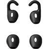 ARCADORA Confezione da 4 gommini in silicone nero, ganci per auricolari, gommini per Jabra Talk 45/per Stealth/per cuffie Bluetooth Boost