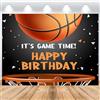 ASDCXZ Sfondo di Compleanno di Basket 2.2x1.5m, It's Game Time Basket Sport Tema Fotografia Sfondo per Bambini Ragazzo Compleanno Torta Tavolo Festa Decorazione Banner Studio Props
