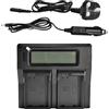 DSTE 1.5A Fast Charging Dual Battery Charger for Nikon EN-EL15 ENEL15 1 V1 Z6 Z7 D600 D610 D750 D800 D800E D810A D7000 D7100 D7200,Nikon Battery Grip MB-D11 MB-D12 MB-D15 MB-D17 as MH-25