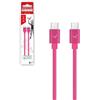 W Wonder Full Power - Cavo USB-C a USB-C da 2 m, Colore: Rosa