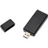 Ejoyous Chiavetta USB WLAN per TV, adattatore WiFi per PC Ethernet Dongle adattatore di rete Dual Band 2.4 GHz/5 GHz 300 Mbps, compatibile con televisori serie 7/8/10/11 WIS09ABGN