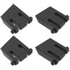 SG Store 2 paia di piedini di ricambio per tastiera, compatibili con tastiera meccanica Corsair K60, K63, K65, K70, K90, K95, per tastiera meccanica, colore nero