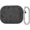 GIOPUEY Cover Compatibile con Airpods Pro 3 2025, Carino Divertente Cartone Animato TPU Silicone Custodia, Protettiva Case Cover con Gancio Portachiavi per Uomini Donne - dark gray