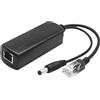 Ksywydu Active PoE Splitter Adattatore 48V a 12V 2A,Splitter Gigabit PoE IEEE 802.3af,Connettore DC 5.5x2.1mm,Velocità 10/100Mbps,Plug and Play per Telecamere IP Access Point Telefoni VoIP Dispositivi