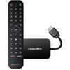 waipu.tv Stick (2a generazione) | Telecomando con tasti di scelta rapida e retroilluminazione | Televisione via Wi-Fi | LAN | HDMI | 4K | HDR10+ | Dolby Atmos | Voucher per 3 mesi Perfect Plus
