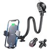 APPS2Car Caricatore Wireless Auto, Supporto Cellulare Auto Wireless Ricarica per Ventosa Parabrezza Presa D'aria, Porta Cellulare Auto per 12/1314/Pro Max/Mini Samsung LG e Altri