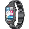 findtime Smart Watch da uomo Smart Watch Ossigeno nel sangue Monitor della pressione sanguigna HR Monitoraggio del sonno Creazione/risposta alle chiamate Activity Tracker SNS Messaggi Promemoria Pedometro