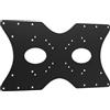 IMtKotW Adattatore VESA per TV da 32-55 pollici, Piastra Adattatore TV Compatibile con VESA da 50x50 mm a 400x200 mm, fino a 30 kg, Nero