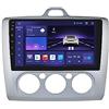 hizpo Il kit stereo Bluetooth hands-free per i veicoli Android Hizpo è compatibile con il touch screen HD Ford Focus Exi MT2 3 MK2/MK3 2004-2011 e Apple Carplay/Android stereo radio per i veicoli 4G+64G