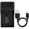 Norifon SLB-0737 USB Caricatore per Samsung Digimax i5, Digimax L50, L60 | Compatibile con Samsung Digimax L80, i70, L700, L73, NV3, NV5, NV7, NV7 OPS Fotocamera